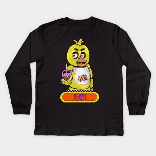 Fnaf Chica Chicken Kids Long Sleeve T-Shirt